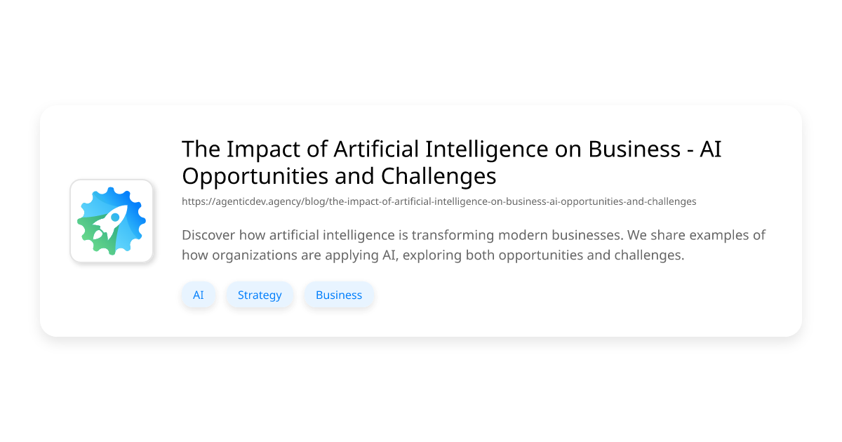 The Impact of Artificial Intelligence on Business - AI Opportunities ...